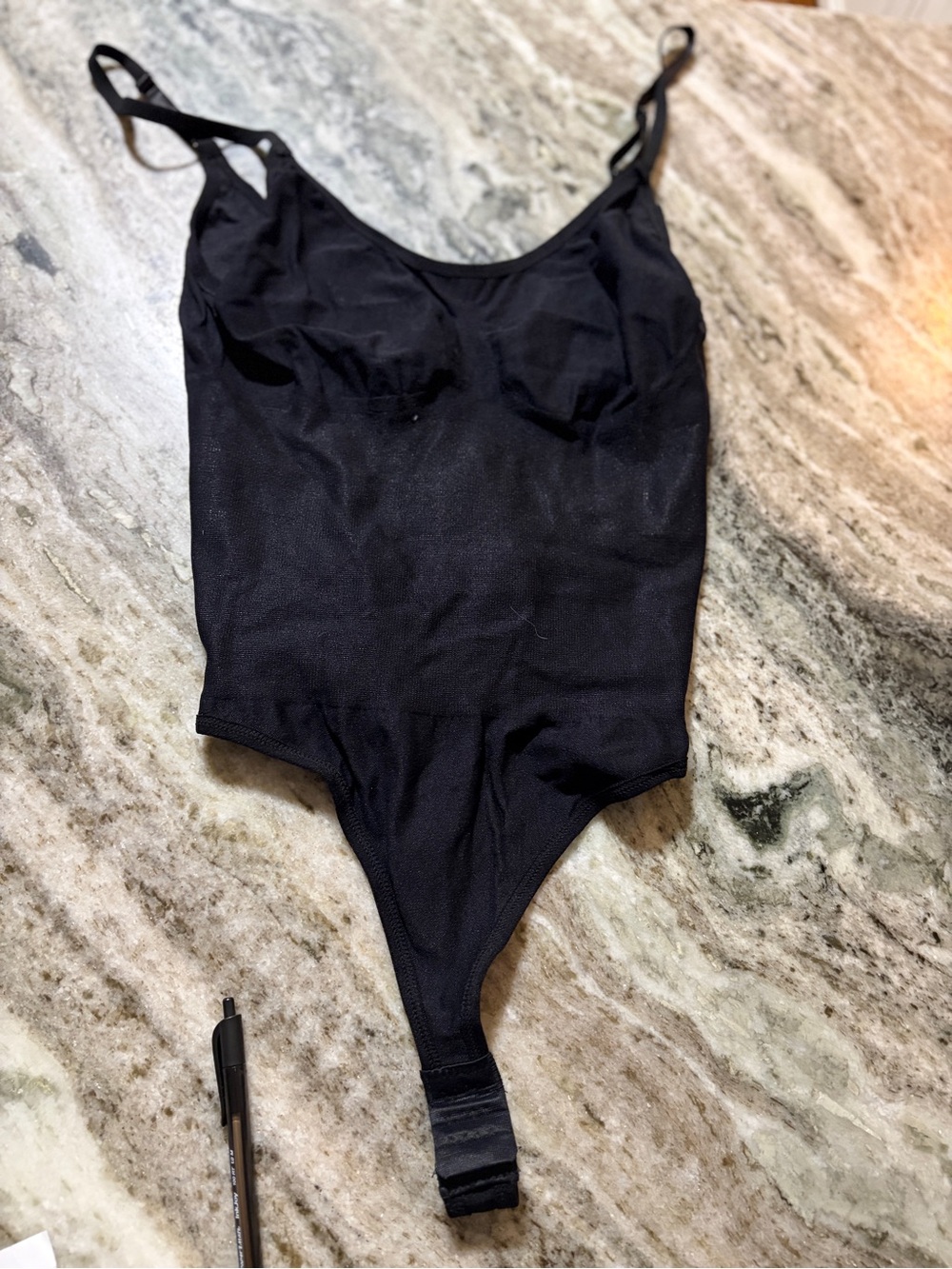 Black women’s One-Piece compression thong shape wear Bodysuit